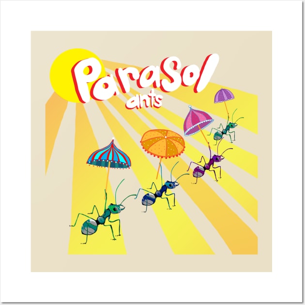 Parasol Ants Wall Art by SmannaTales